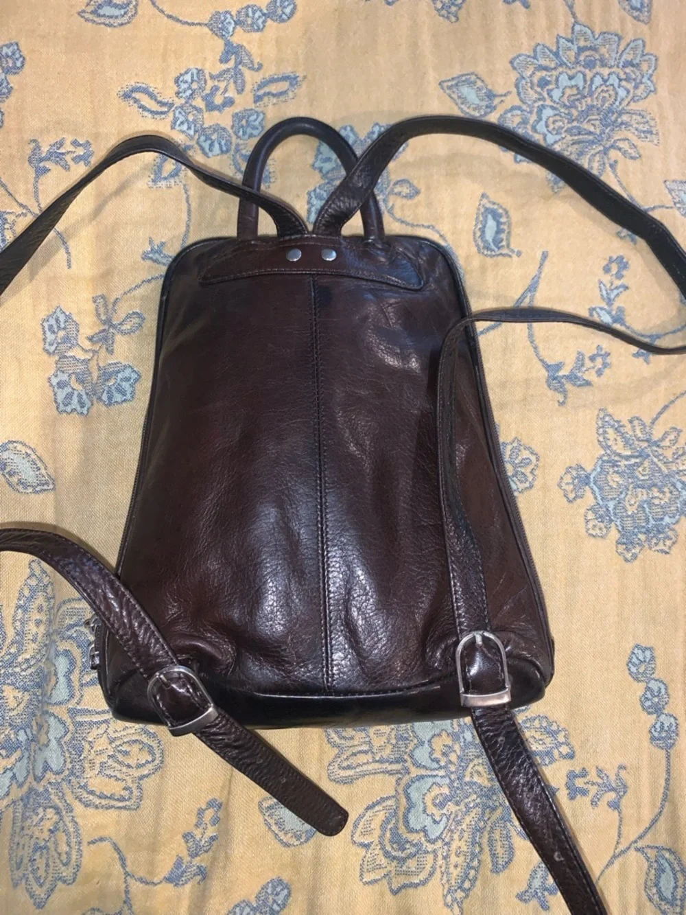 Osgoode Marley Small Genuine Leather bag Brown 9 1/2” X 11”